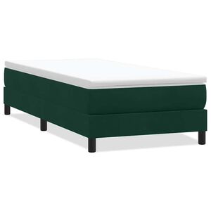 vidaXL Sommier &agrave; lattes de lit sans matelas vert fonc&eacute; 80x220 cm