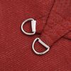 vidaXL Voile d'ombrage 160 g/m² Rouge 2,5x5 m PEHD