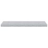 vidaXL &Eacute;tag&egrave;re murale flottante Gris b&eacute;ton 80x23,5x3,8 cm MDF