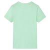 T-shirt pour enfants vert clair 92