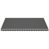 vidaXL Tissu de remplacement pour auvent Anthracite 5x3,5 m