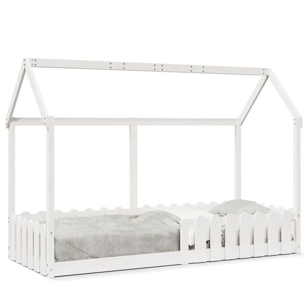 vidaXL Cadre de lit d'enfants forme de maison sans matelas 80x200 cm