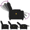 vidaXL Fauteuil de massage inclinable électrique Noir Tissu