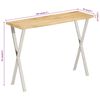 vidaXL Table console à live edge 105x33x76 cm bois de manguier massif