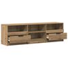 vidaXL Meuble TV ch&ecirc;ne artisanal 150x33,5x45 cm bois d'ing&eacute;nierie