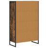vidaXL Biblioth&egrave;que Ch&ecirc;ne Fum&eacute; 68 x 30 x 108.5 cm Bois d'ing&eacute;nierie