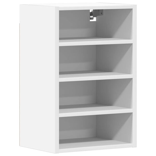 vidaXL Armoire suspendue "Riga" Blanc 40 x 29,5 x 60 cm Bois d'ing&eacute;nierie
