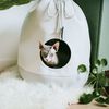 DISTRICT70 Lit/sac pour chats CASA Meringue