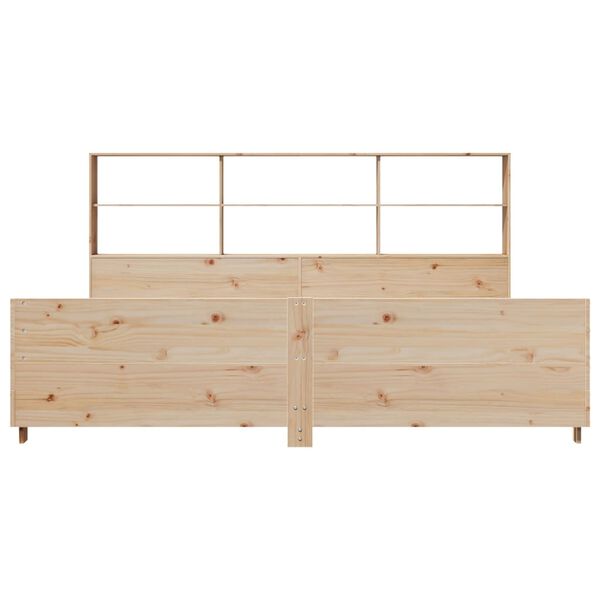 vidaXL Cadre de lit sans matelas 180x200 cm bois massif de pin