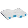 vidaXL Matelas à ressorts ensachés dureté moyenne 200x200 cm