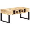 vidaXL Table basse Style cassette 100x52x45 cm Bois de manguier massif