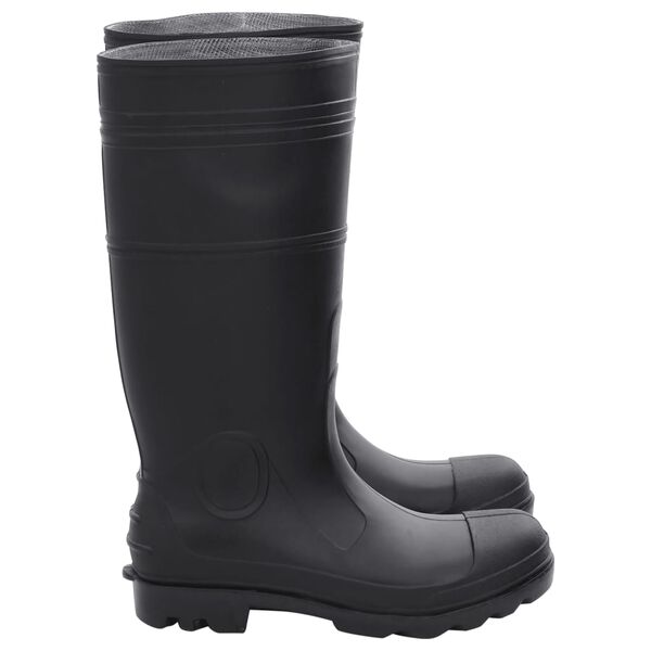 vidaXL Bottes de pluie noir taille 41 PVC