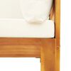 vidaXL Salon de jardin avec coussins 6 pcs bois d'acacia solide