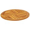 vidaXL Dessus de table Ø60x2 cm rond bois massif d'acacia
