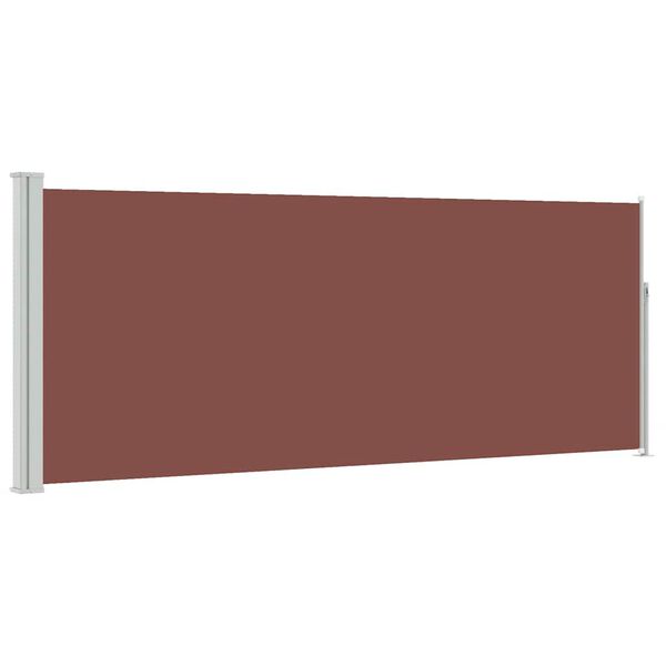 vidaXL Auvent lat&eacute;ral r&eacute;tractable 120 x 300 cm Marron