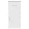 vidaXL Buffet avec tiroir Blanc 38 x 34 x 75 cm