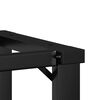 vidaXL Pieds de table basse cadre en O 40x40x33 cm acier