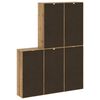 vidaXL Armoires lat&eacute;rales 5 pcs ODDA 40x24x79 cm bois massif pin