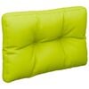vidaXL Coussin de palette vert vif 60x40x12 cm tissu