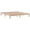 vidaXL Lit biblioth&egrave;que sans matelas 180x200 cm bois massif de pin