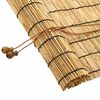 vidaXL Store enrouleur Naturel 60 x 160 cm Roseau