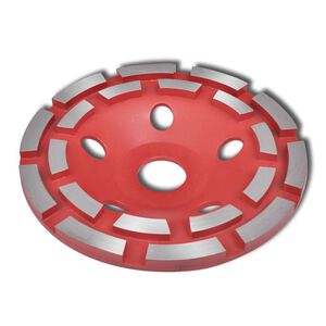 vidaXL Disque de broyage diamant&eacute; &agrave; double ligne 125 mm