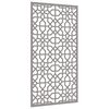 vidaXL D&eacute;coration murale jardin 105x55cm acier corten design mauresque