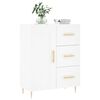 vidaXL Buffet blanc 69,5x34x90 cm bois d'ingénierie