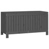 vidaXL Boîte de rangement de jardin Gris 115x49x60 cm Bois de pin
