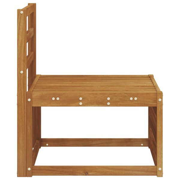 vidaXL Sofa de milieu ext&eacute;rieur Bois d'Acacia Massif Naturel