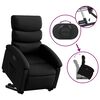 vidaXL Fauteuil inclinable électrique noir similicuir