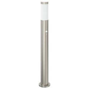 vidaXL Borne lumineuse avec d&eacute;tecteur 80 cm en acier inoxydable IP44