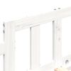 vidaXL Lit de jour sans matelas blanc 90x200 cm bois de pin massif