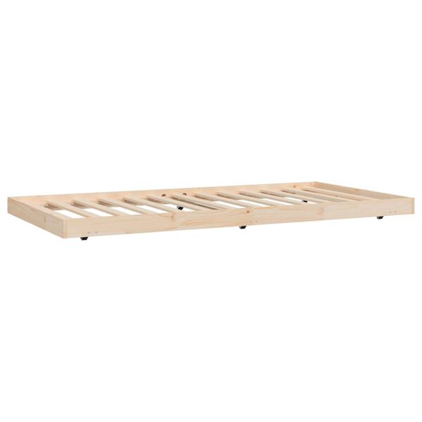 vidaXL Cadre de lit sans matelas 100x200 cm bois massif de pin