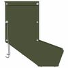 vidaXL Distributeur pour lapins Vert olive 17,5 x 26 x 28,5 cm