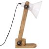 vidaXL Lampe de bureau 25 W blanc 23x13x52 cm E27