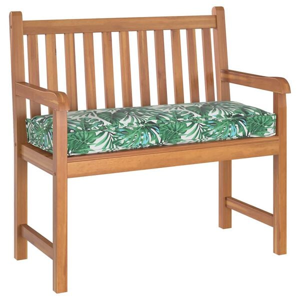 vidaXL Coussin Feuille Motif feuille 100 x 40 x 8 cm Tissu Oxford