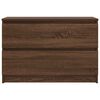 vidaXL Meuble TV ch&ecirc;ne marron 80x35x54 cm bois d'ing&eacute;nierie