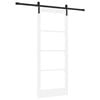 vidaXL Porte coulissante ORKDAL Blanc et Noir 83 x 202 cm