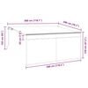 vidaXL Auvent R&eacute;tractable Cr&egrave;me 300 x 200 cm Polyester et Aluminium