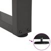 vidaXL Pieds de table basse en forme de V, 2 pi&egrave;ces, anthracite, 38 x (42-43,3) cm, acier