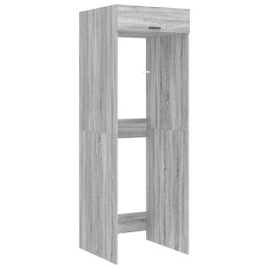 vidaXL Armoire pour machine &agrave; laver Gris Sonoma 67,5 x 68 x 200 cm