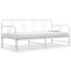 vidaXL Cadre de canap&eacute;-lit extensible sans matelas blanc 90x200 cm