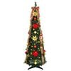 vidaXL Sapin de No&euml;l artificiel avec 100 LED Vert 155 cm PVC