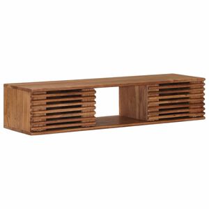 vidaXL Meuble TV avec stockage avec porte Naturel 105 x 30 x 22,5 cm