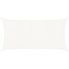 vidaXL Voile d'ombrage 160 g/m² Blanc 3x6 m PEHD