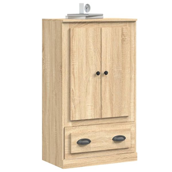 vidaXL Buffet haut chêne sonoma 60x35,5x103,5 cm bois d'ingénierie
