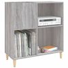 vidaXL Armoire &agrave; disques sonoma gris 84,5x38x89 cm bois d'ing&eacute;nierie