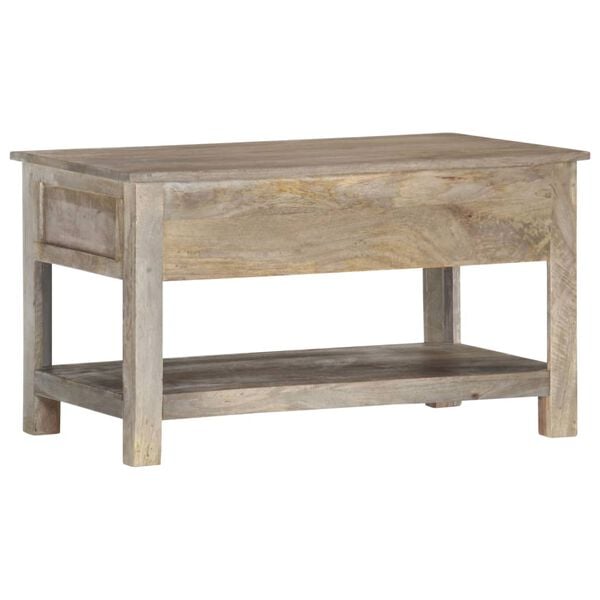 vidaXL Table basse 82x52x47 cm Bois de manguier massif