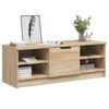 vidaXL Meuble TV Chêne sonoma 102x35,5x36,5 cm Bois d'ingénierie